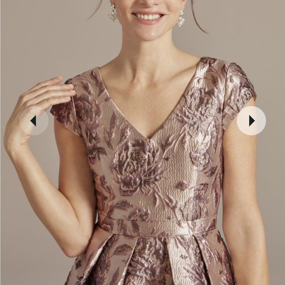 Oleg Vassin high low size 14 dress.
